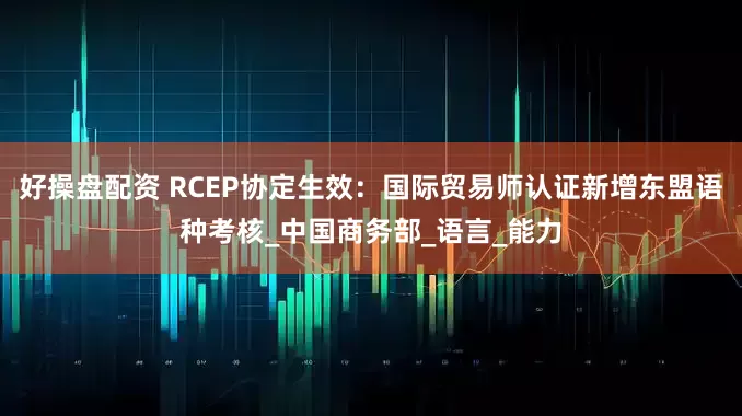 好操盘配资 RCEP协定生效：国际贸易师认证新增东盟语种考核_中国商务部_语言_能力
