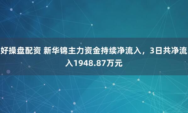 好操盘配资 新华锦主力资金持续净流入，3日共净流入1948.87万元